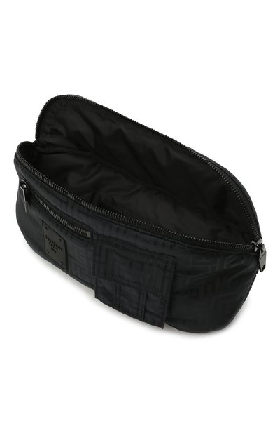 Текстильная поясная сумка BALMAIN черного цвета по цене 83350 руб., арт. WM1AB154/TNJM, фото 4 Текстильная поясная сумка BALMAIN, арт. WM1AB154/TNJM, фото 4