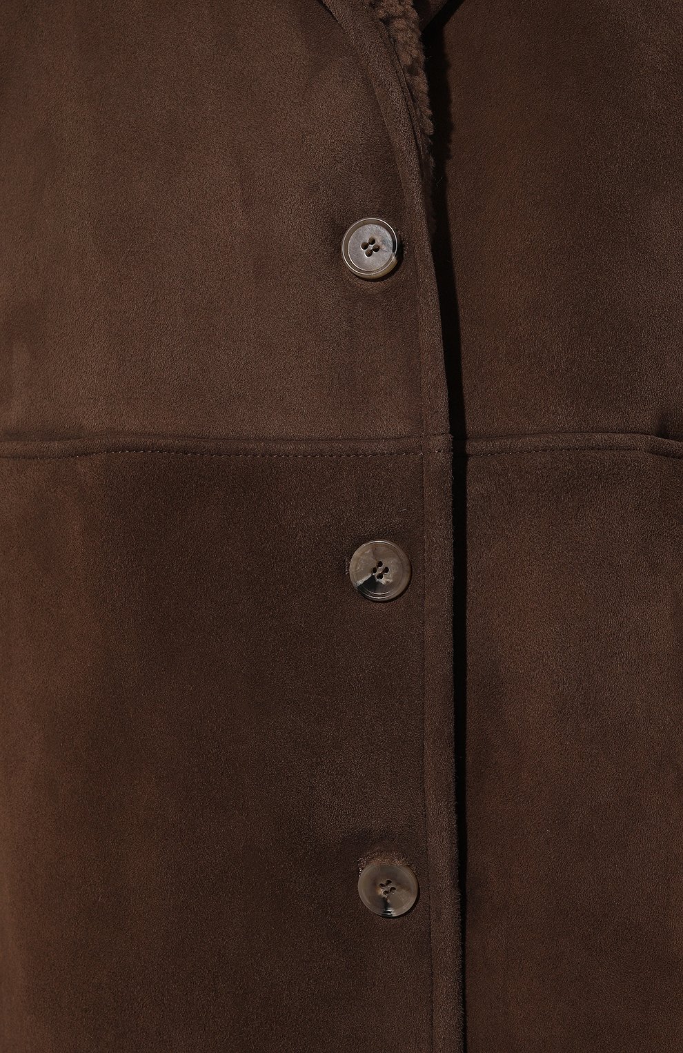 Дубленка из овчины LOULOU DE SAISON коричневого цвета по цене 174000 руб., арт. CIREB0, фото 5 Дубленка из овчины LOULOU DE SAISON, арт. CIREB0, фото 5