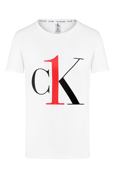 Женская хлопковая футболка CALVIN KLEIN, арт. QS6436E
