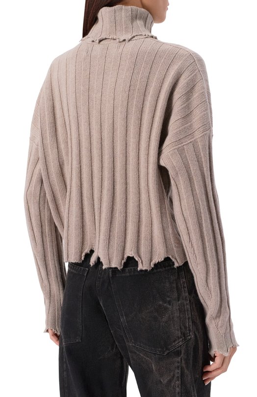 Свитер из кашемира и шерсти Isabel Benenato DK13F25 Бежевый  DK13F25 Фото 4