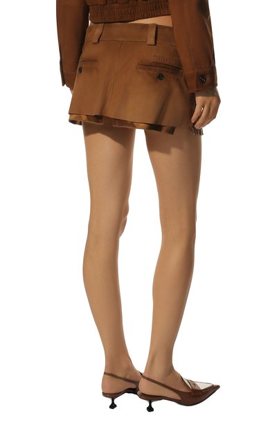 Замшевая юбка MIU MIU, арт. MPD701-104R-F0401, фото 4