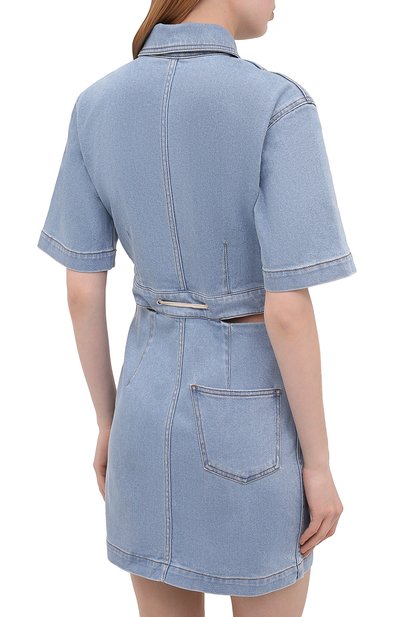 Джинсовое платье NANUSHKA, арт. TAYL0R_LIGHT BLUE_DENIM, фото 4