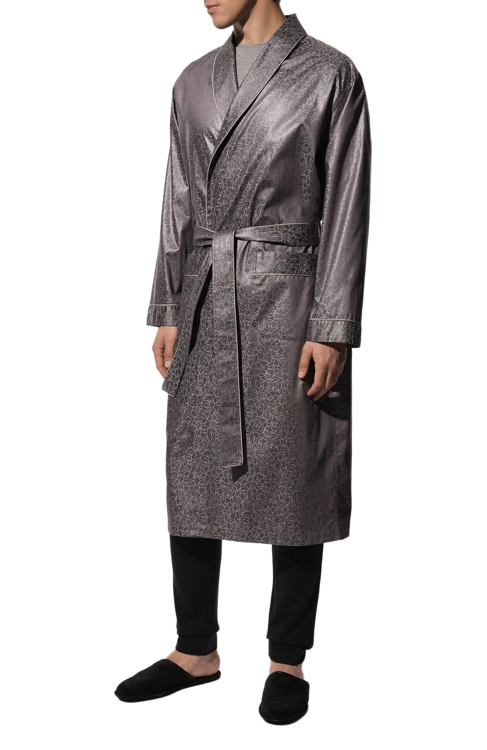 Хлопковый халат ZIMMERLI, арт. 4737-75141, фото 3