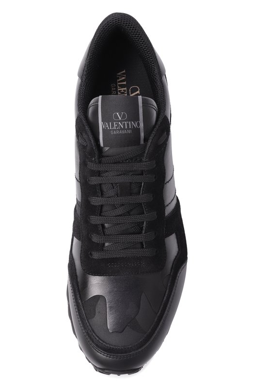 Кожаные кроссовки Rockrunner Valentino 7Y2S0723/NSD Чёрный  7Y2S0723/NSD Фото 6