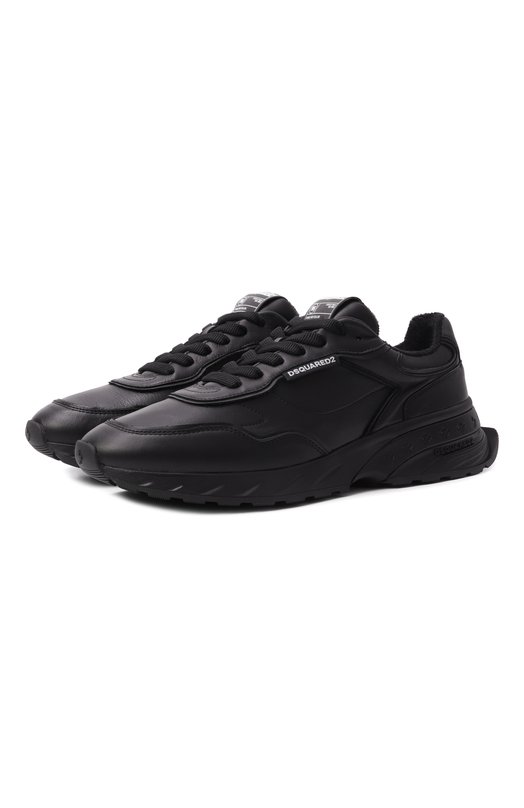 Кожаные кроссовки Sprinter Dsquared2 SNM0401/35605520 Чёрный SNM0401/35605520