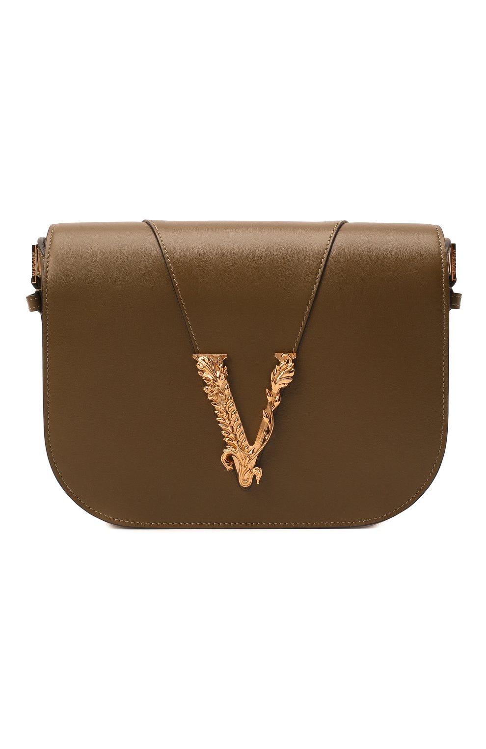 Сумка virtus VERSACE хаки цвета по цене 265000 руб., арт. DBFH316/D5VIT, фото 1 Сумка virtus VERSACE, арт. DBFH316/D5VIT, фото 1