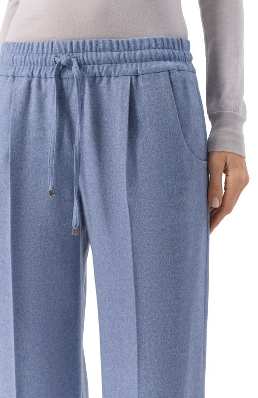 Кашемировые брюки Kiton D56106K0576E01 Синий  D56106K0576E01 Фото 5