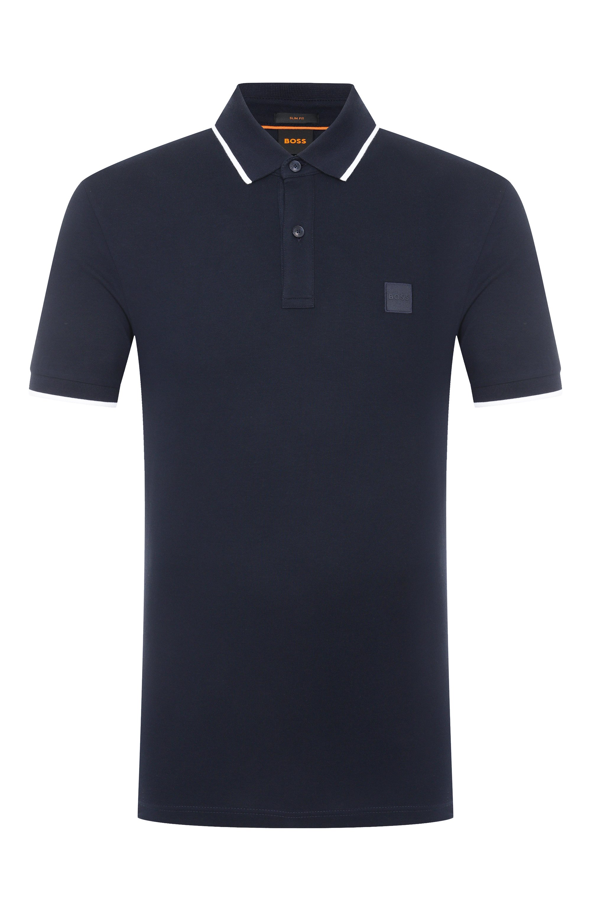 Хлопковое поло BOSS ORANGE, арт. 50507699, фото 1