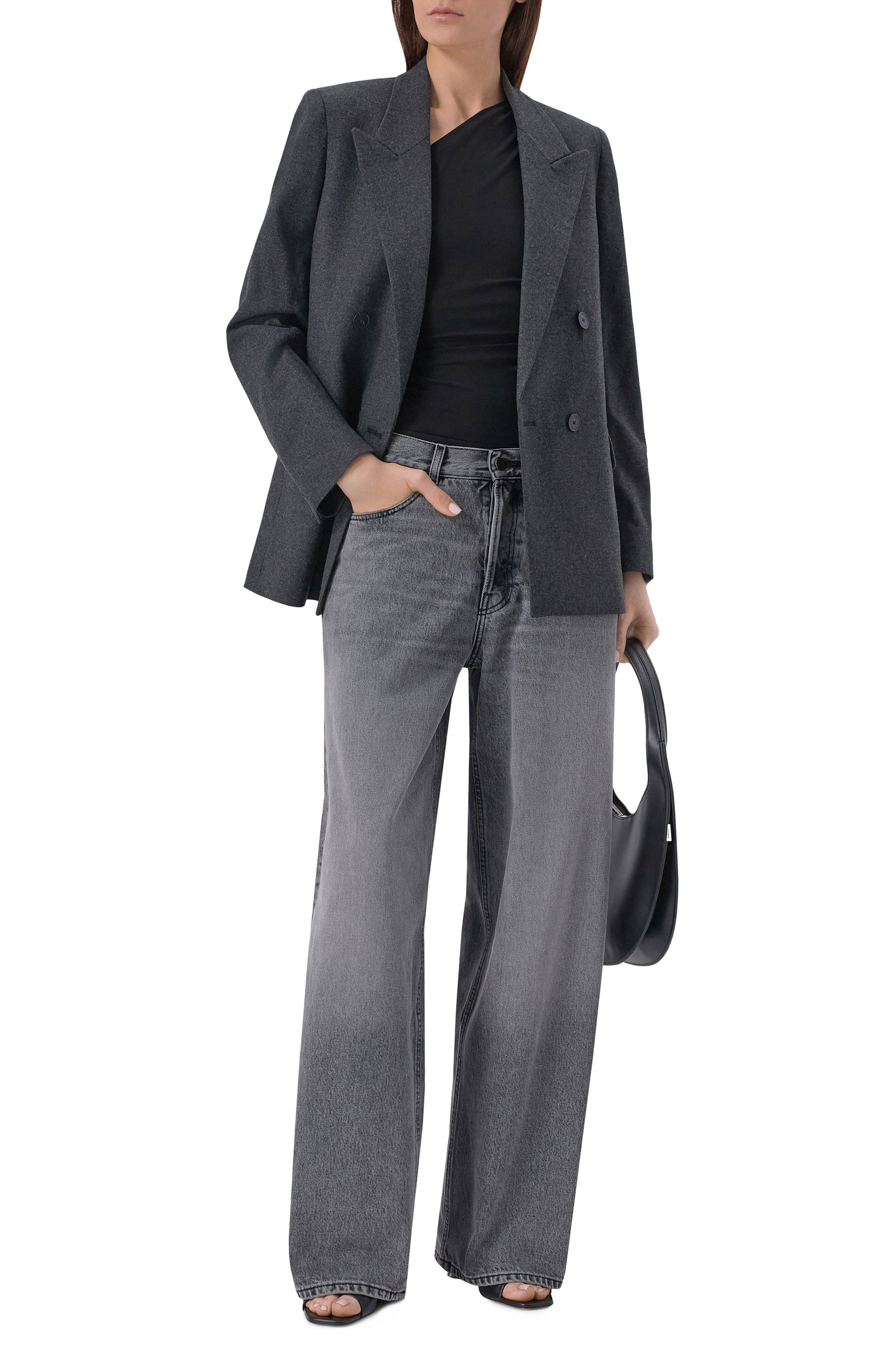 Боди из вискозы UNDRESS CODE черного цвета по цене 18550 руб., арт. FLAIR B0DYSUIT, фото 2 Боди из вискозы UNDRESS CODE, арт. FLAIR B0DYSUIT, фото 2