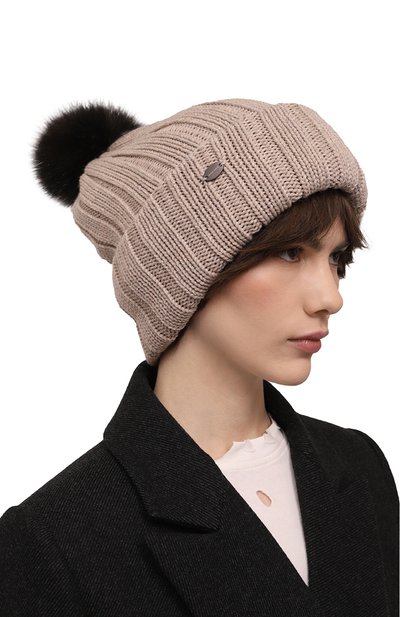 Шерстяная шапка с отделкой из соболя BLACK SABLE, арт. BS-47CC13, фото 2