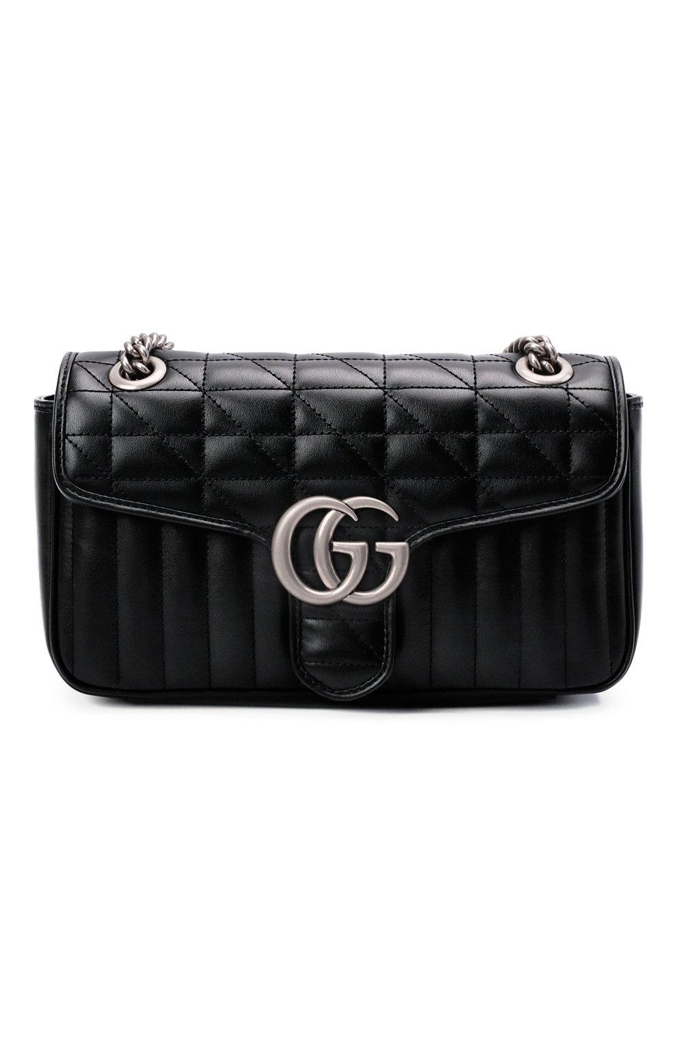 Сумка gg marmont 2.0 small GUCCI черного цвета по цене 288000 руб., арт. 443497/UM8AN, фото 1 Сумка gg marmont 2.0 small GUCCI, арт. 443497/UM8AN, фото 1