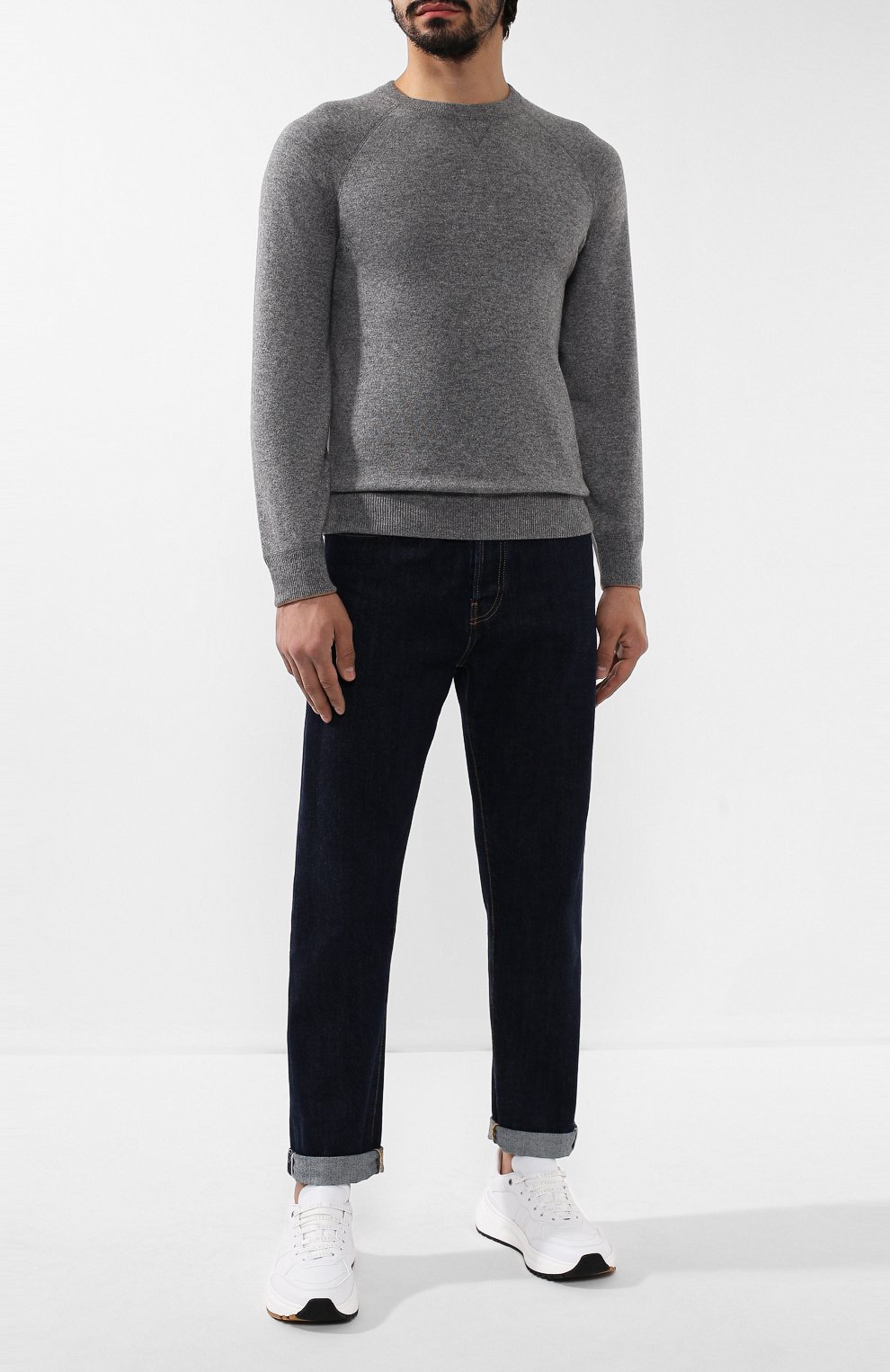 Джемпер из смеси шерсти и кашемира BRUNELLO CUCINELLI, арт. M3609218, фото 2