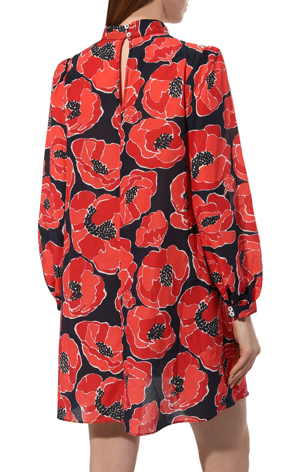 Платье из хлопка и шелка A.P.C., арт. C0GVY-F35062, фото 4