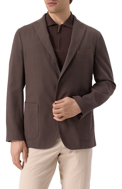 Хлопковый пиджак BOGLIOLI, арт. N1302Q/SA0420, фото 5