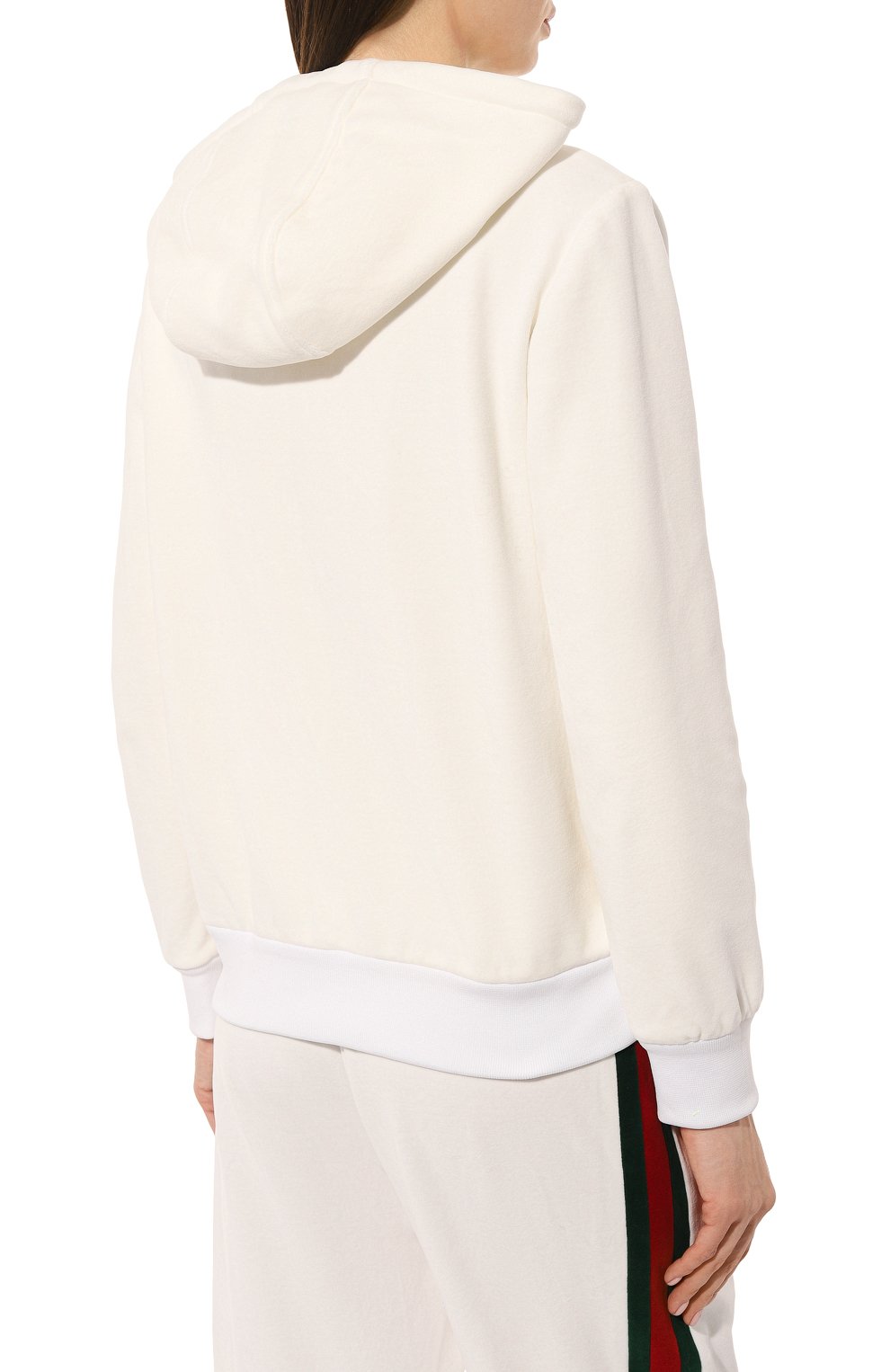 Хлопковая толстовка GUCCI бежевого цвета по цене 201600 руб., арт. 678640 XJDYG, фото 4 Хлопковая толстовка GUCCI, арт. 678640 XJDYG, фото 4