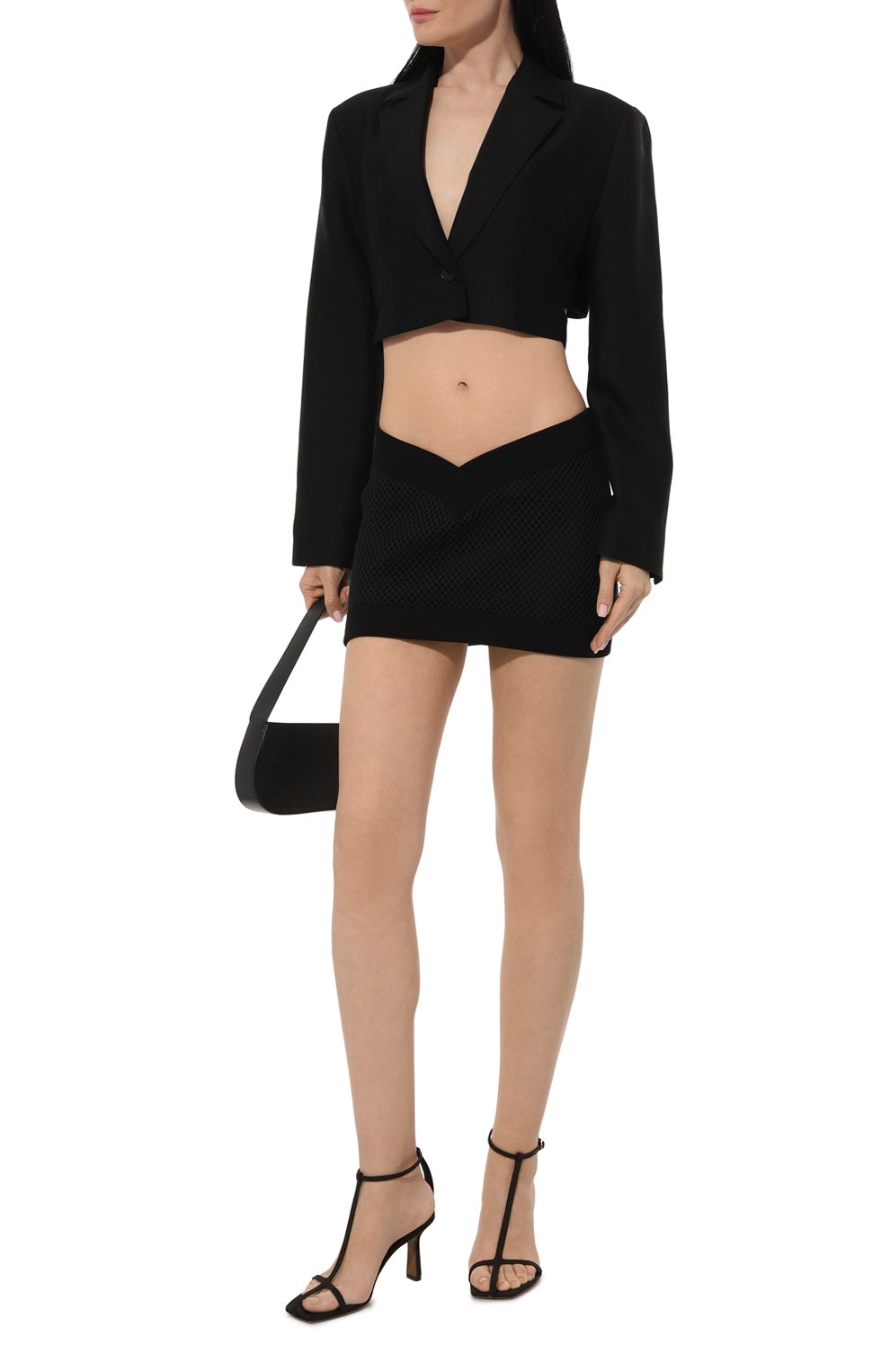 Хлопковая юбка OFF-WHITE, арт. 0WCU011S24FAB001, фото 2