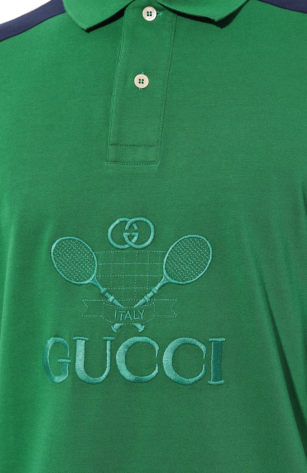 Хлопковое поло GUCCI, арт. 574088 XJBAC, фото 5