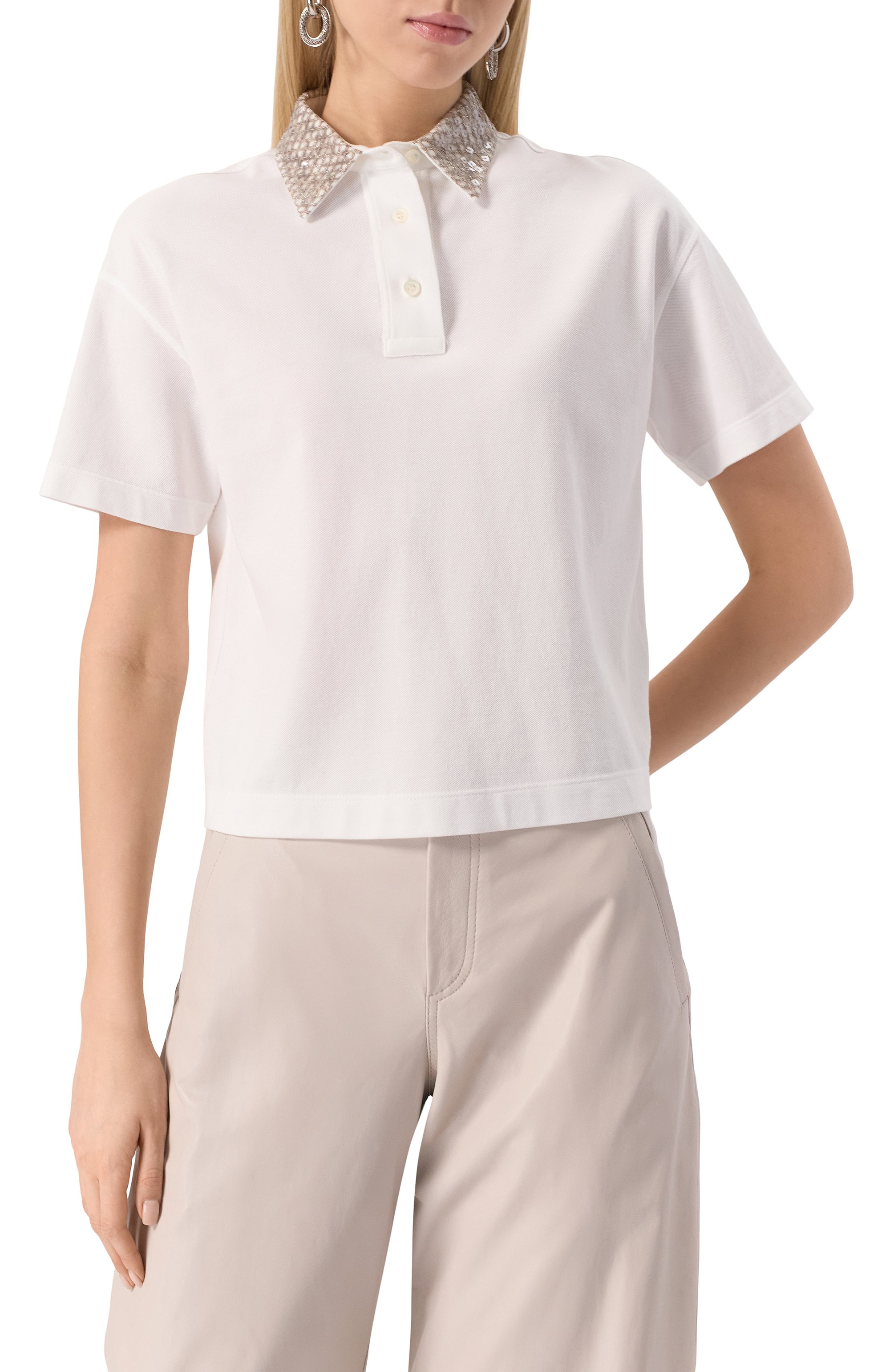 Хлопковое поло BRUNELLO CUCINELLI, арт. M0T63HH505, фото 3