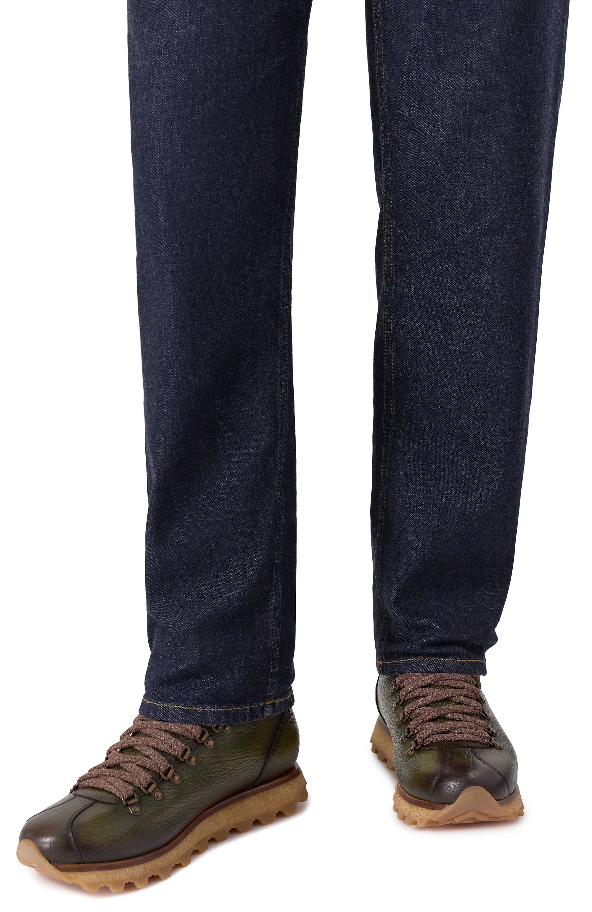 Кожаные хайкеры W.GIBBS, арт. 0998035/VIT. BANTUS/C0LLETT0 FUR, фото 3