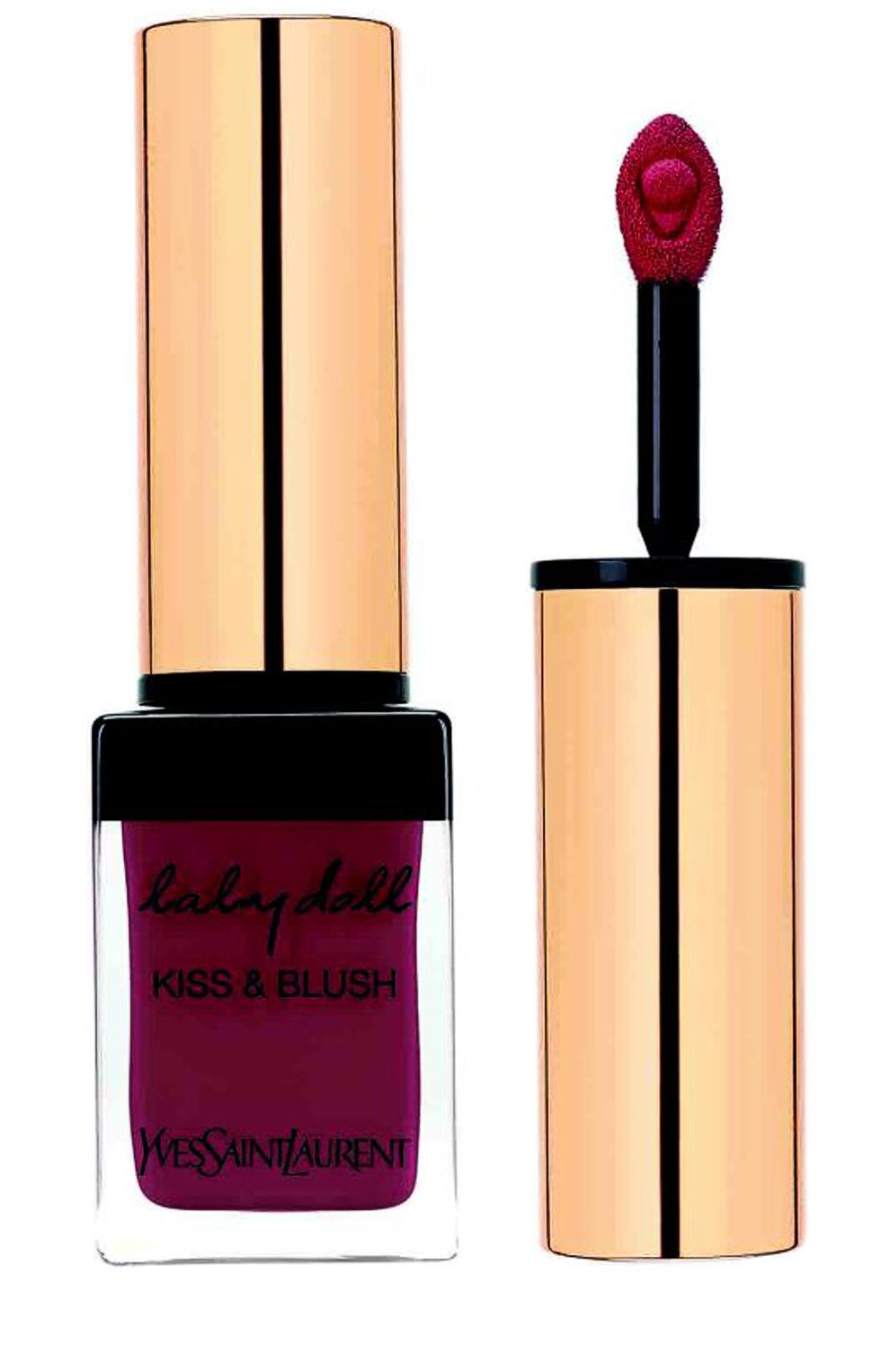 Блеск для губ и румяна baby doll kiss & blush 11 prune impertinente YSL, арт. 3365440738560, фото 1