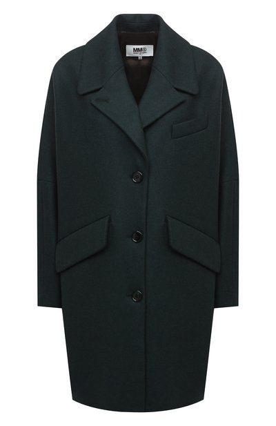 Шерстяное пальто MM6, арт. S32AA0190/S52207, фото 1