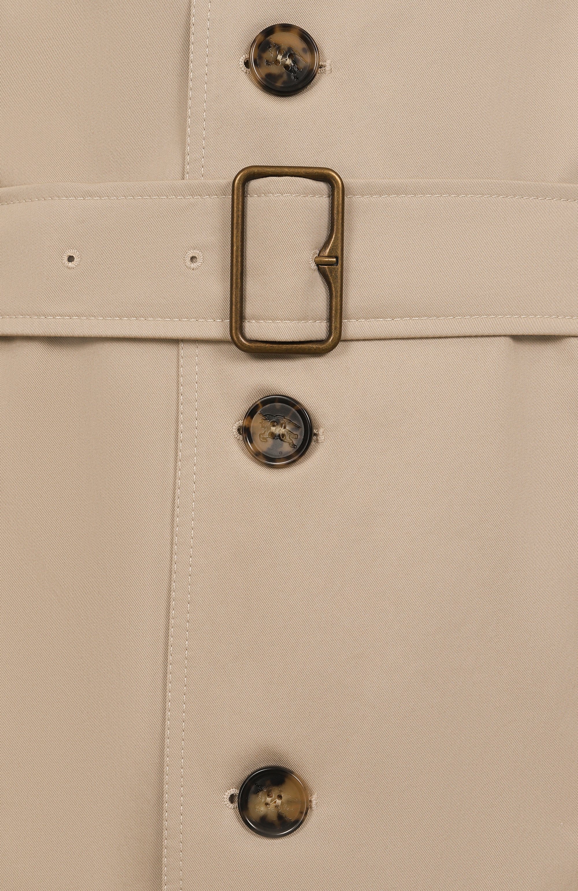 Хлопковый плащ BURBERRY, арт. 8108800, фото 6