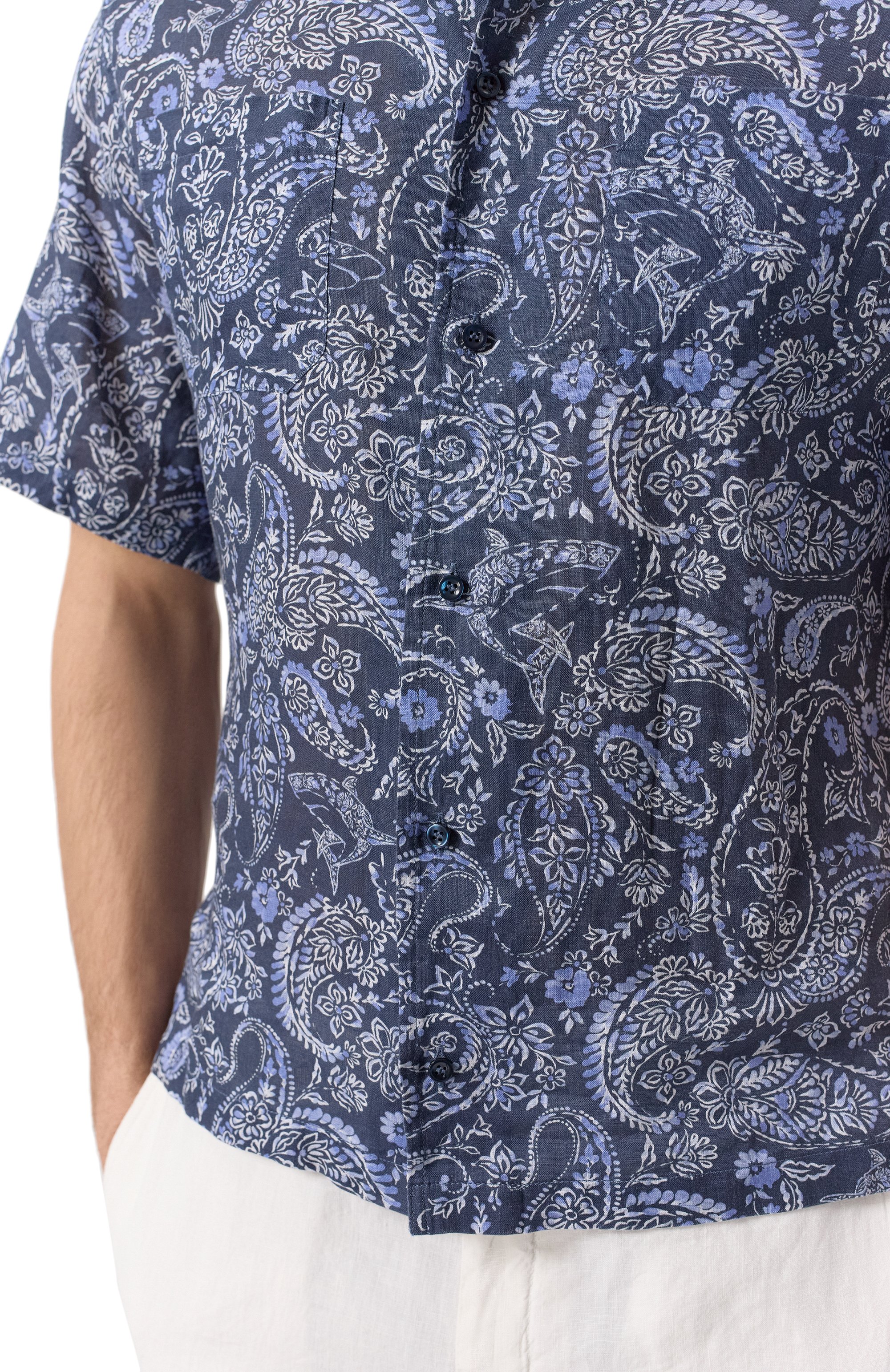 Льняная рубашка PAUL&SHARK, арт. 25413239, фото 5