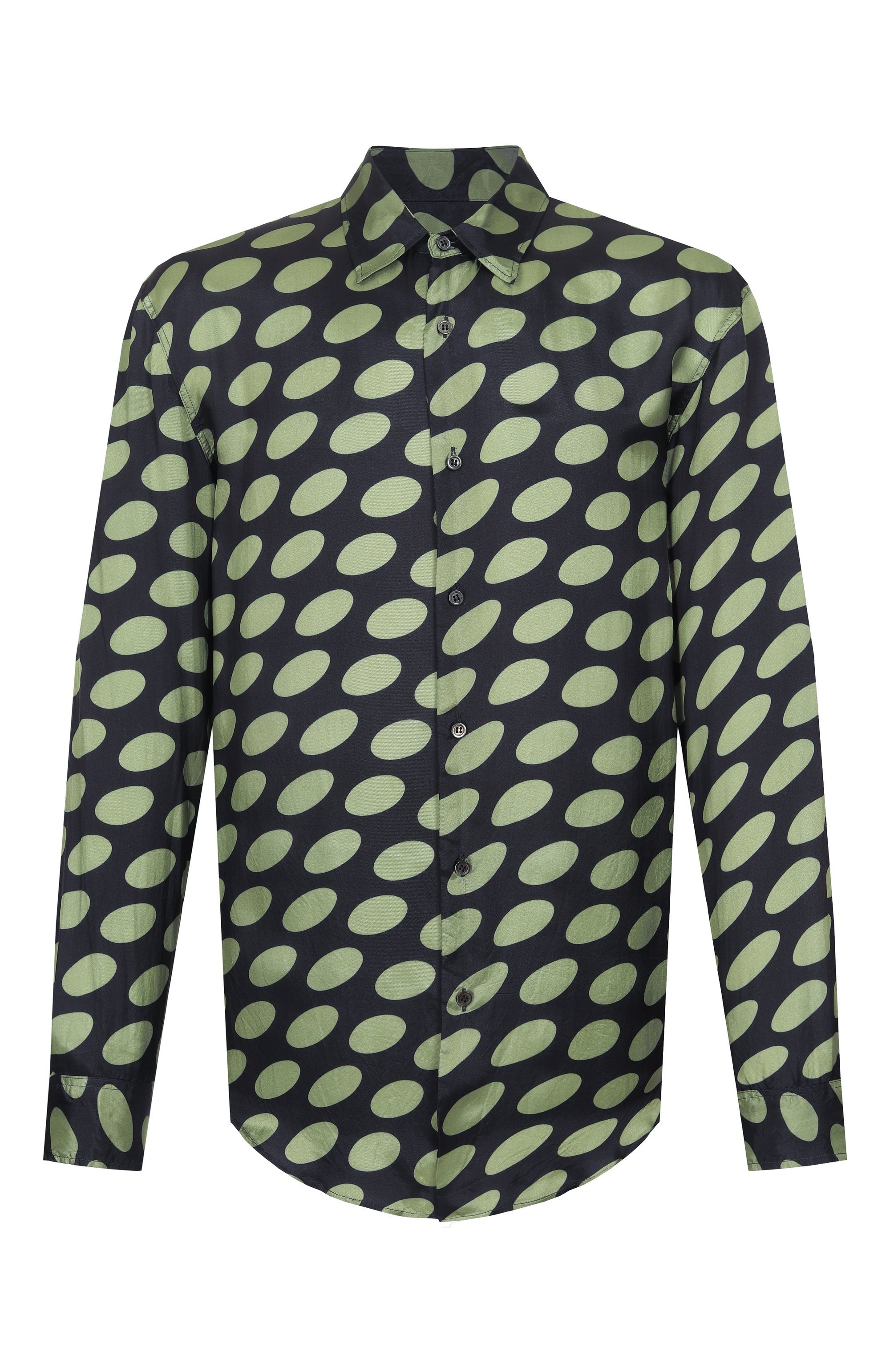 Рубашка из вискозы DRIES VAN NOTEN, арт. 020713/3002, фото 1