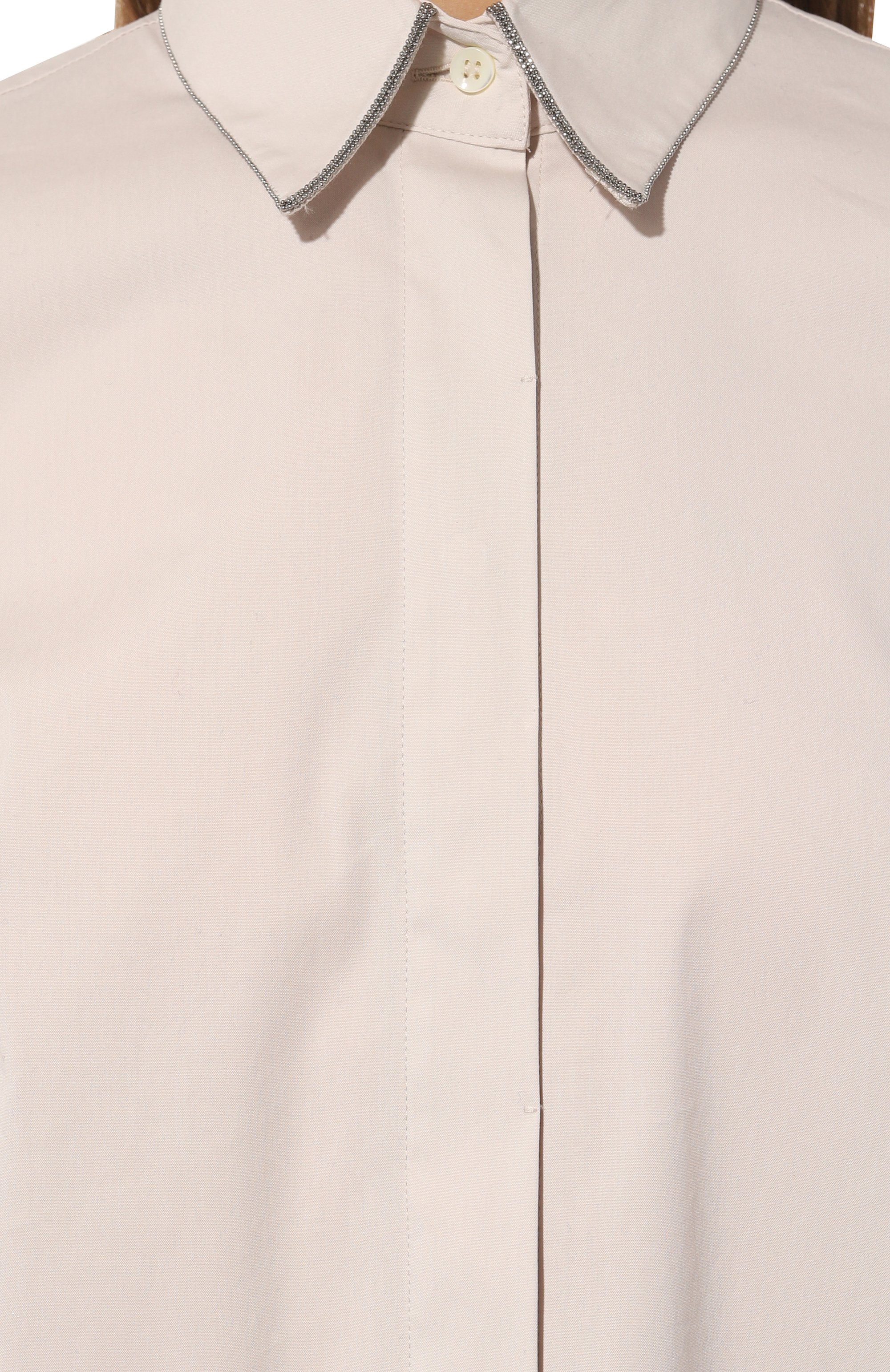 Хлопковая рубашка BRUNELLO CUCINELLI, арт. M0091B1367, фото 5