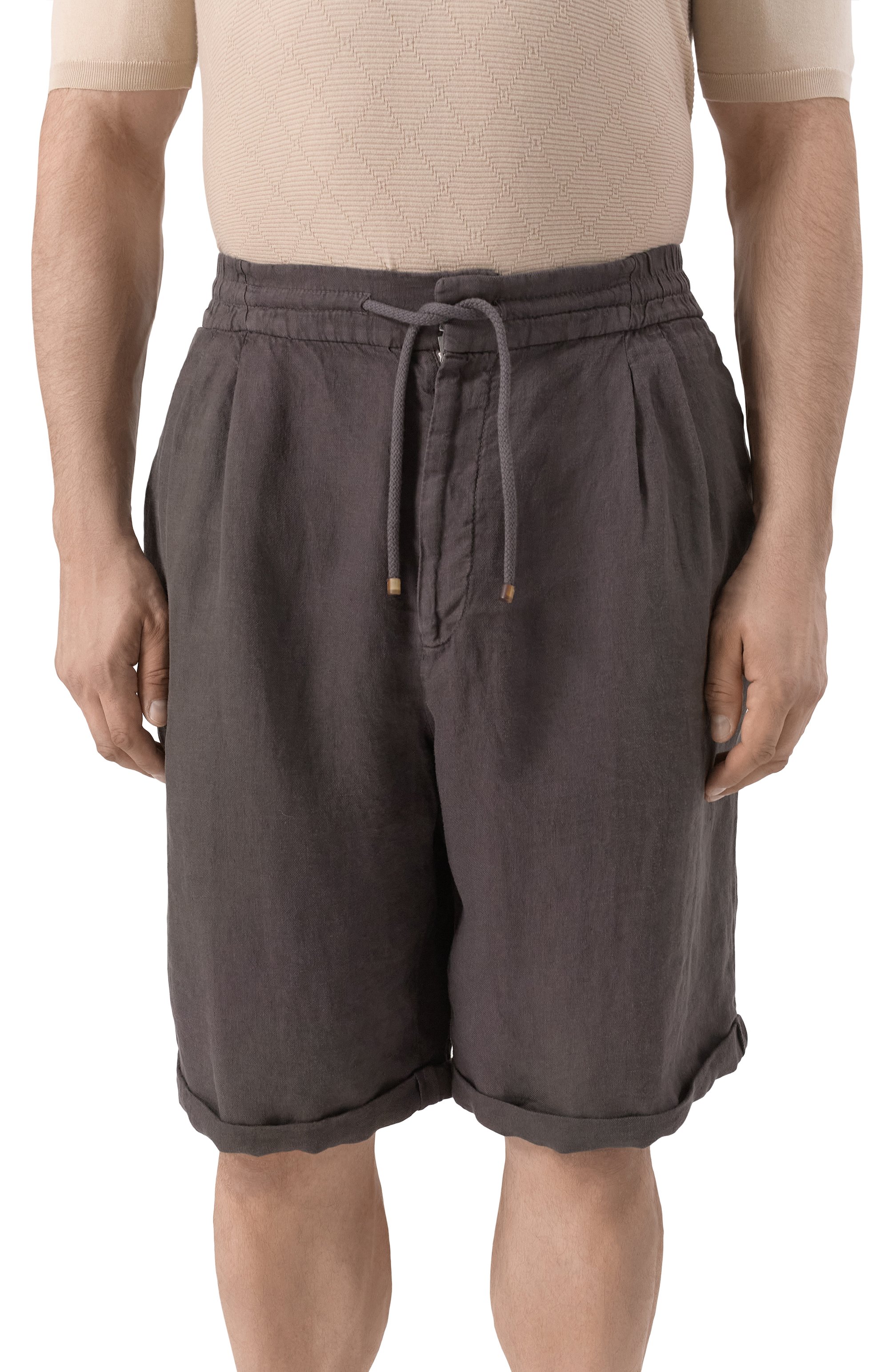 Льняные шорты BRUNELLO CUCINELLI, арт. M243DU0020, фото 3