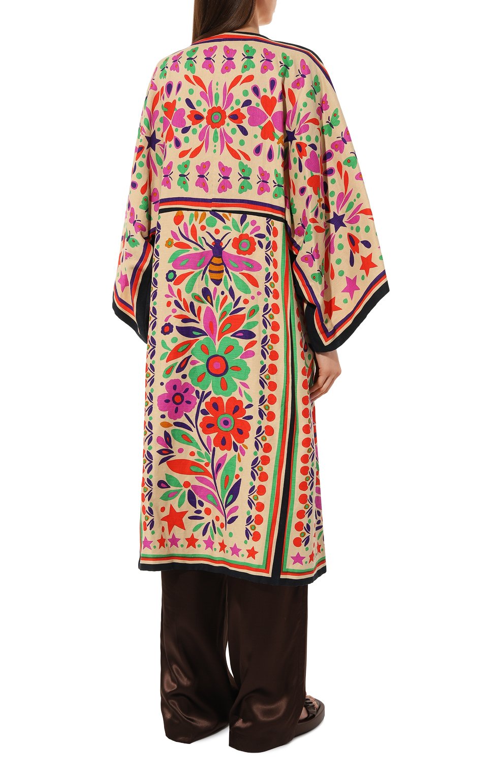 Пальто изо льна и хлопка GUCCI, арт. 577438 ZAB0F, фото 4