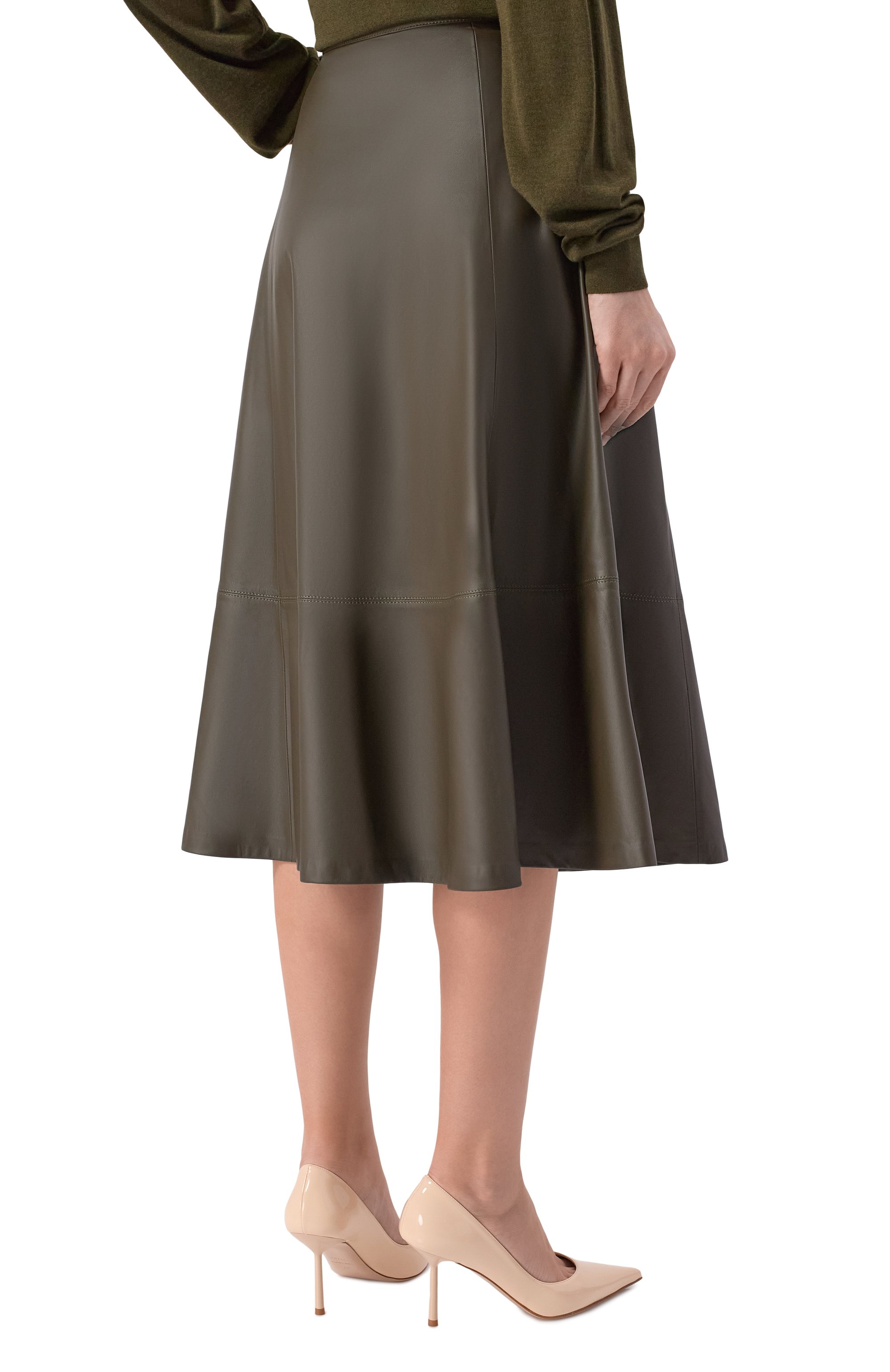 Кожаная юбка MVST, арт. M26.2PW.L906/L011 NAPPA, фото 4