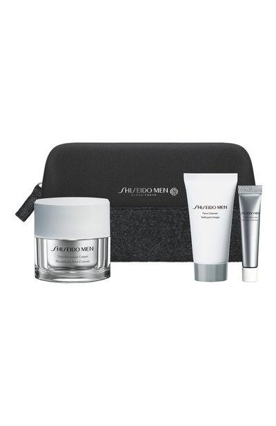 Набор c комплексным омолаживающим кремом men в косметичке (50+30+5ml) SHISEIDO бесцветного цвета по цене 11900 руб., арт. SE4263SH, фото 2 Набор c комплексным омолаживающим кремом men в косметичке (50+30+5ml) SHISEIDO, арт. SE4263SH, фото 2