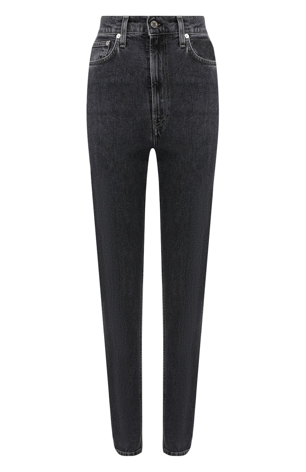 Джинсы HELMUT LANG темно-серого цвета по цене 19650 руб., арт. J05DW203, фото 1 Джинсы HELMUT LANG, арт. J05DW203, фото 1