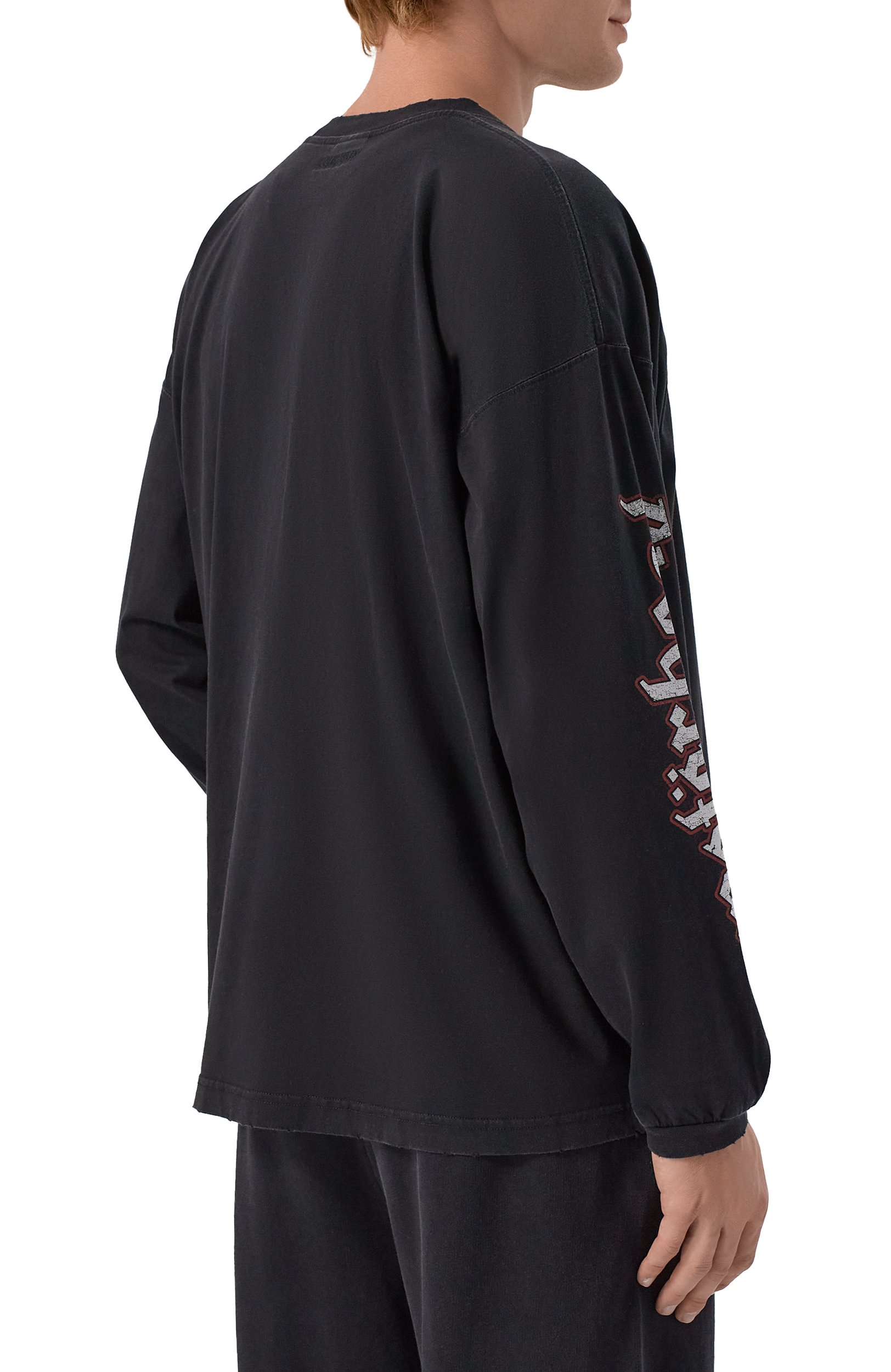 Хлопковый лонгслив VETEMENTS, арт. MH27LS243B, фото 4