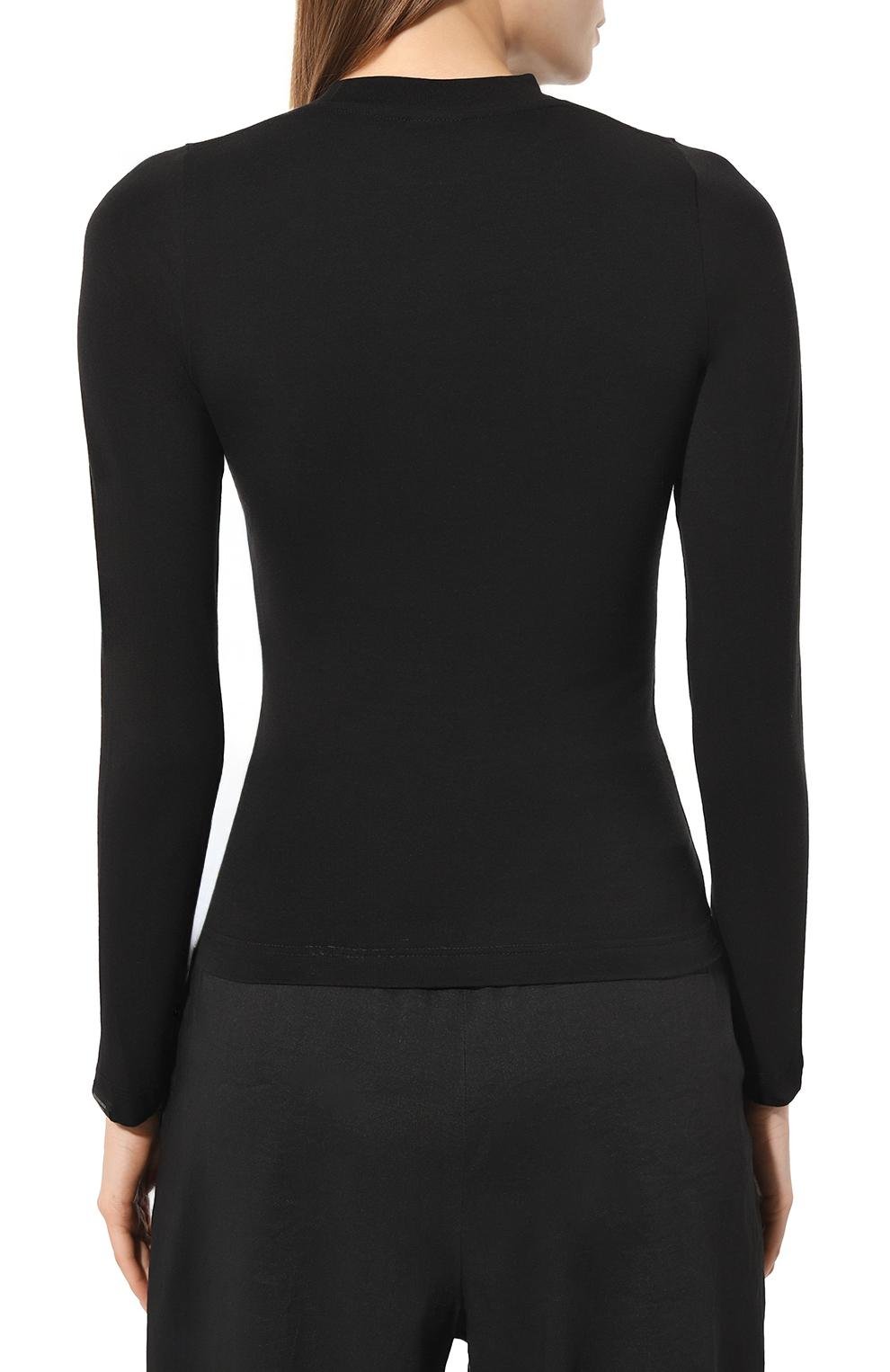 Хлопковый лонгслив BALENCIAGA черного цвета по цене 79950 руб., арт. 773269/TPV08, фото 4 Хлопковый лонгслив BALENCIAGA, арт. 773269/TPV08, фото 4