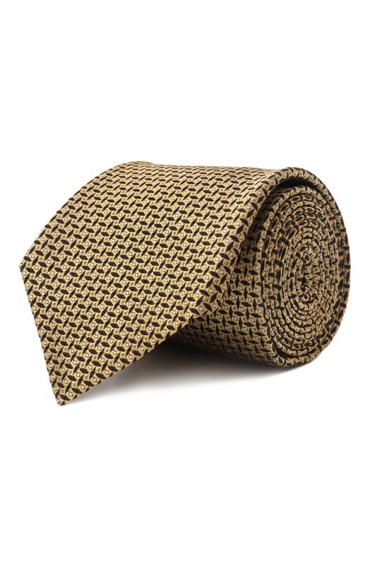 Шелковый галстук Canali 18/HJ04237 Жёлтый 18/HJ04237