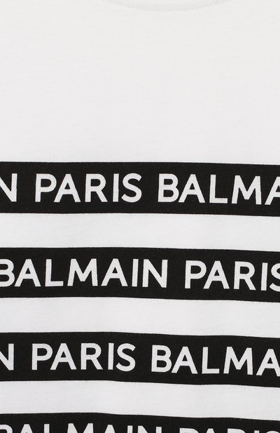 Хлопковый лонгслив BALMAIN, арт. 6L8550/LX150/4-10, фото 3
