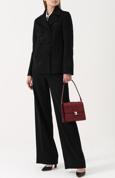 Жакет прямого кроя с вышивкой в виде бабочек VALENTINO, арт. NB2CJ0H5/15E, фото 2