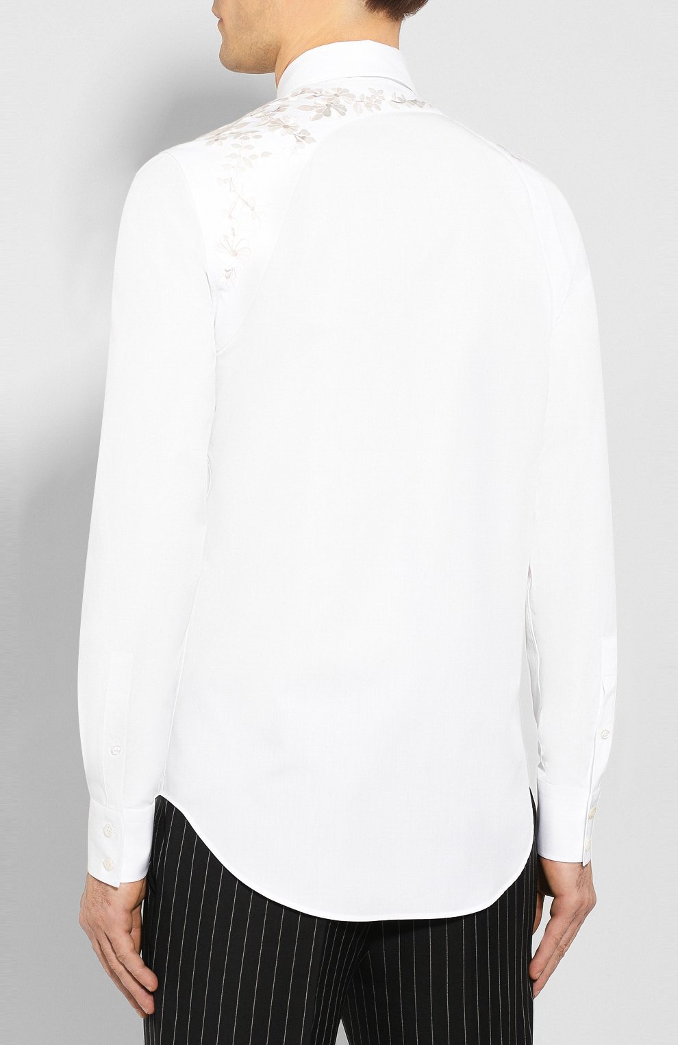 Хлопковая рубашка ALEXANDER MCQUEEN, арт. 595602/Q0N66, фото 4
