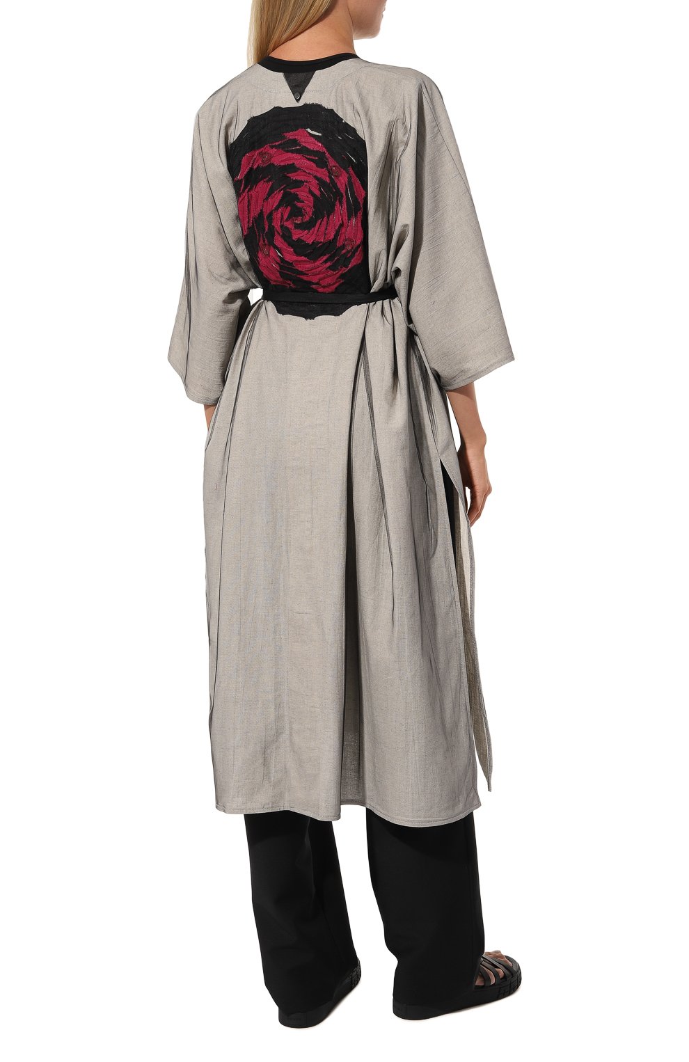 Туника изо льна и хлопка MIDGARD PARIS темно-бежевого цвета по цене 65000 руб., арт. B4802, фото 4 Туника изо льна и хлопка MIDGARD PARIS, арт. B4802, фото 4