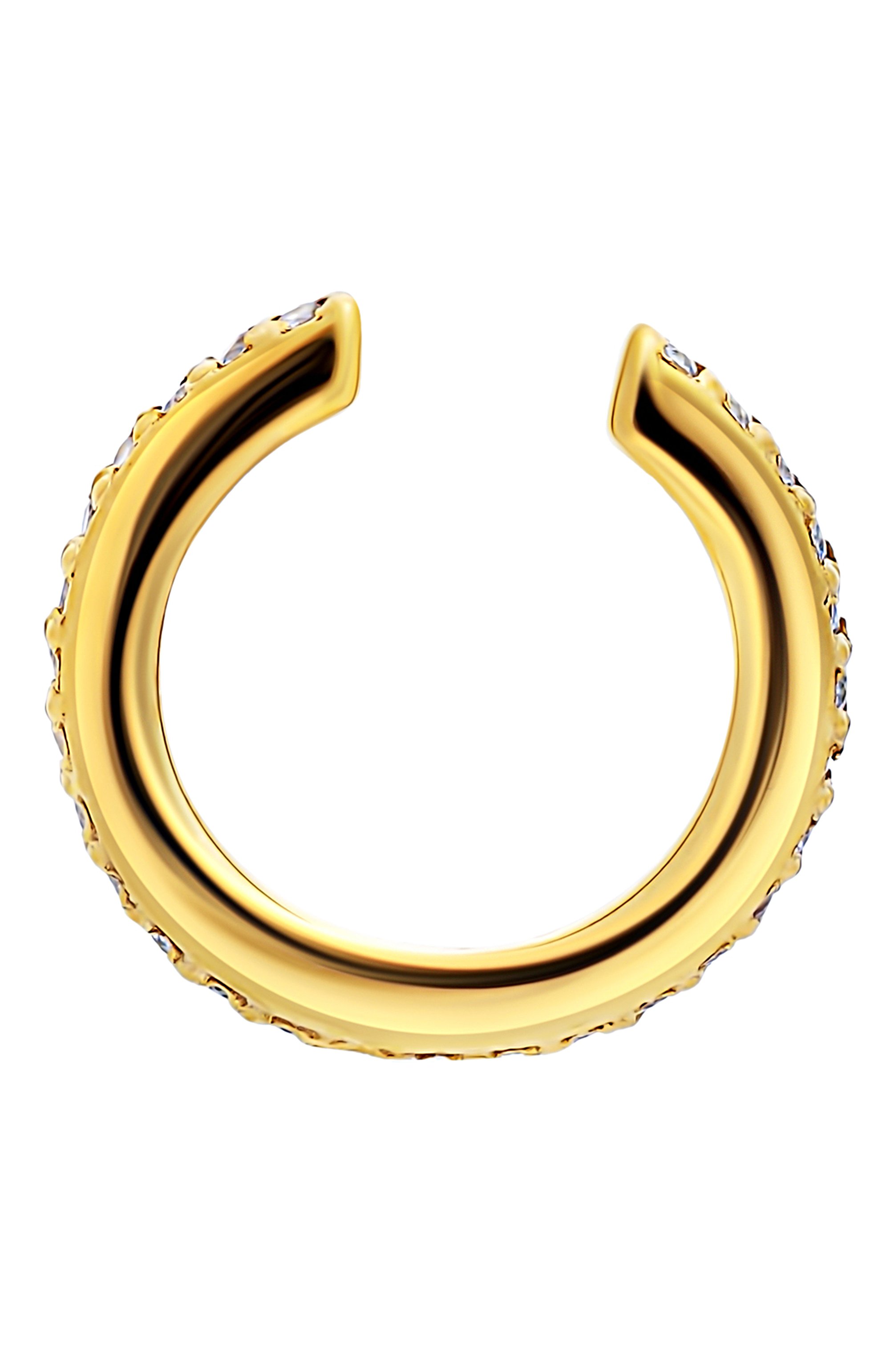 Кафф с белым топазом MOONKA, арт. ec-c-g, фото 4