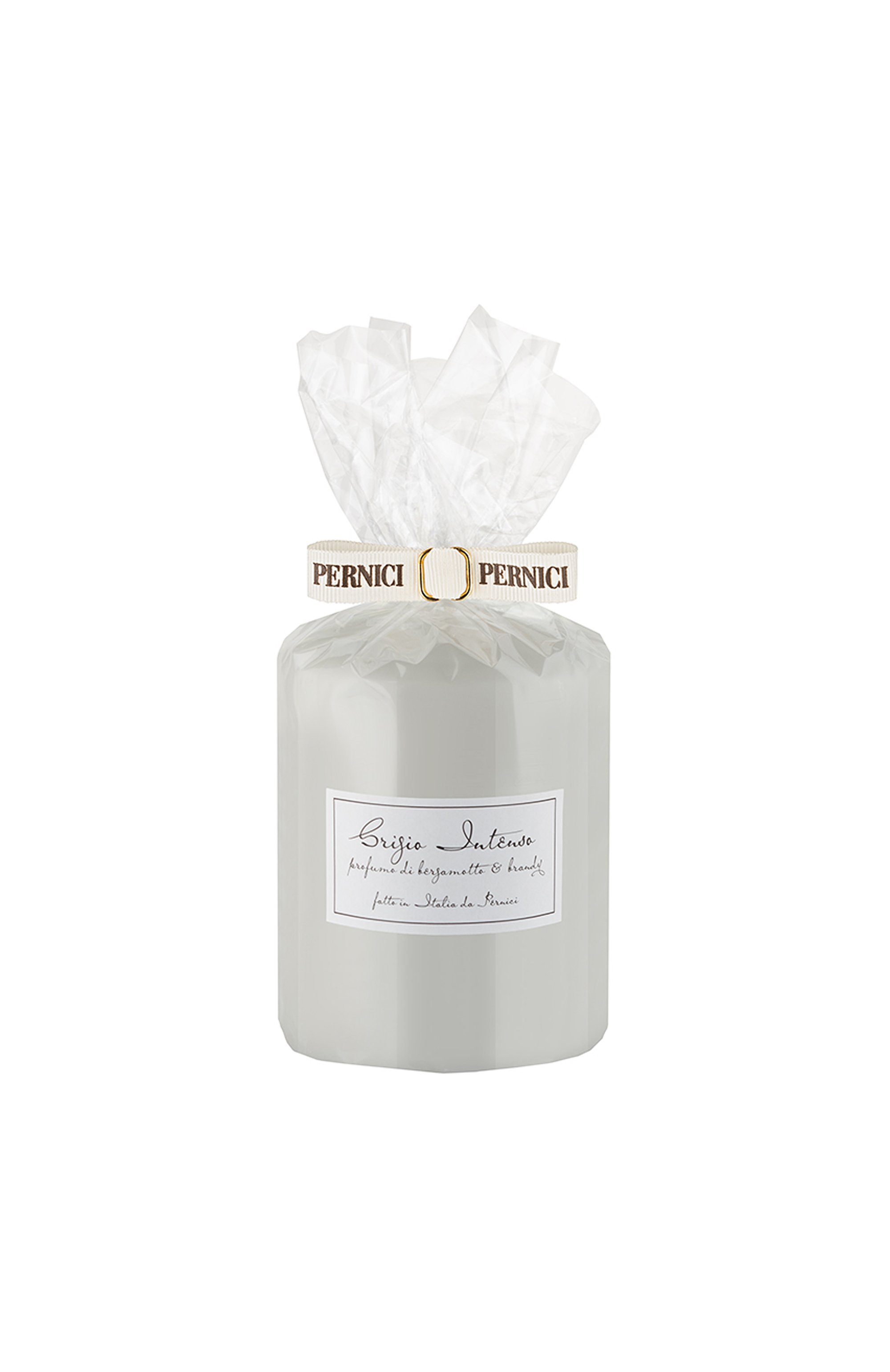 Интерьерная свеча grigio intenso "бергамот и бренди" (400g) PERNICI, арт. 8001962081504, фото 1