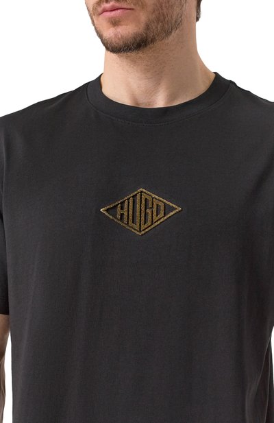 Хлопковая футболка HUGO, арт. 50534951, фото 5