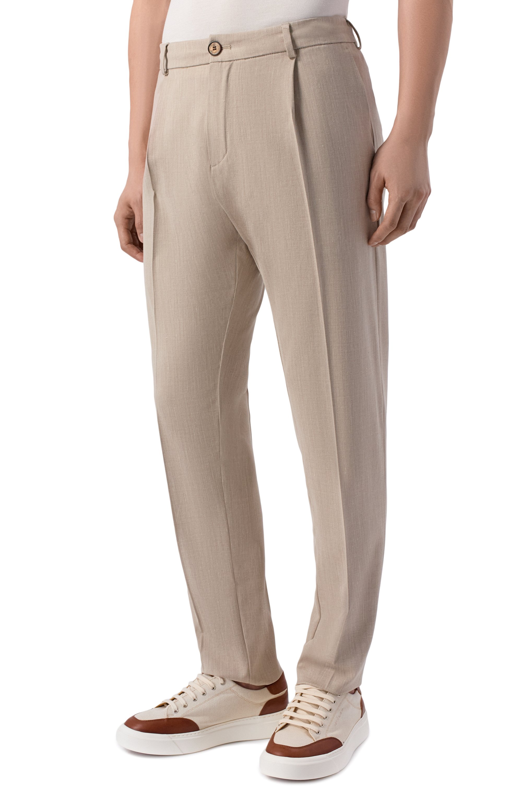 Брюки из шерсти и шелка PAUL&SHARK, арт. 26414073, фото 3