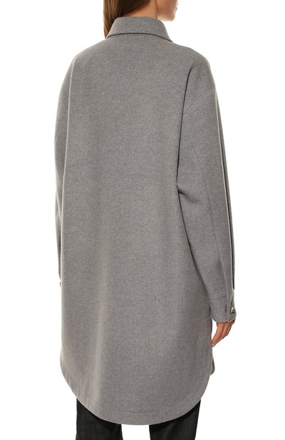 Куртка из шерсти и кашемира SEVEN LAB серого цвета по цене 27300 руб., арт. SPL grey, фото 4 Куртка из шерсти и кашемира SEVEN LAB, арт. SPL grey, фото 4
