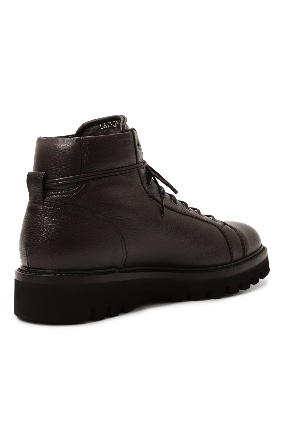 Кожаные ботинки W.GIBBS, арт. 0672001/CERV0 VACCHETTA FUR, фото 5