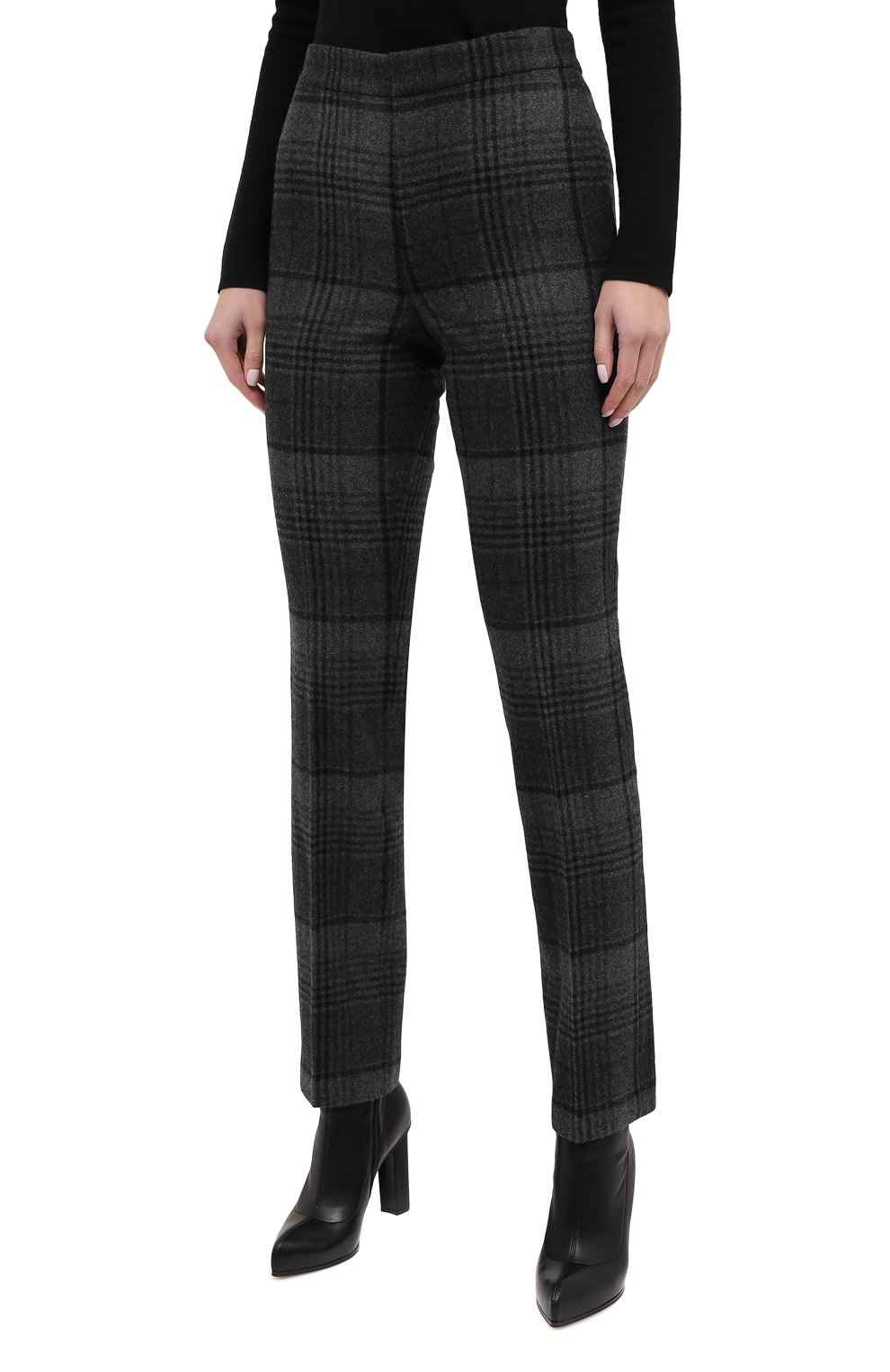 Брюки из шерсти и кашемира RALPH LAUREN темно-серого цвета по цене 219500 руб., арт. 290824270, фото 3 Брюки из шерсти и кашемира RALPH LAUREN, арт. 290824270, фото 3