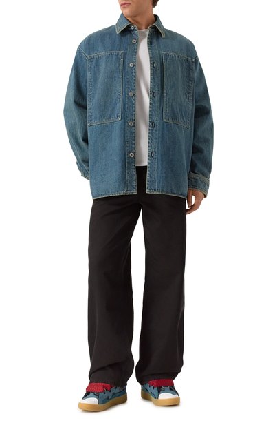 Комбинированные кеды curb LANVIN, арт. SKRK11/DRAG, фото 2