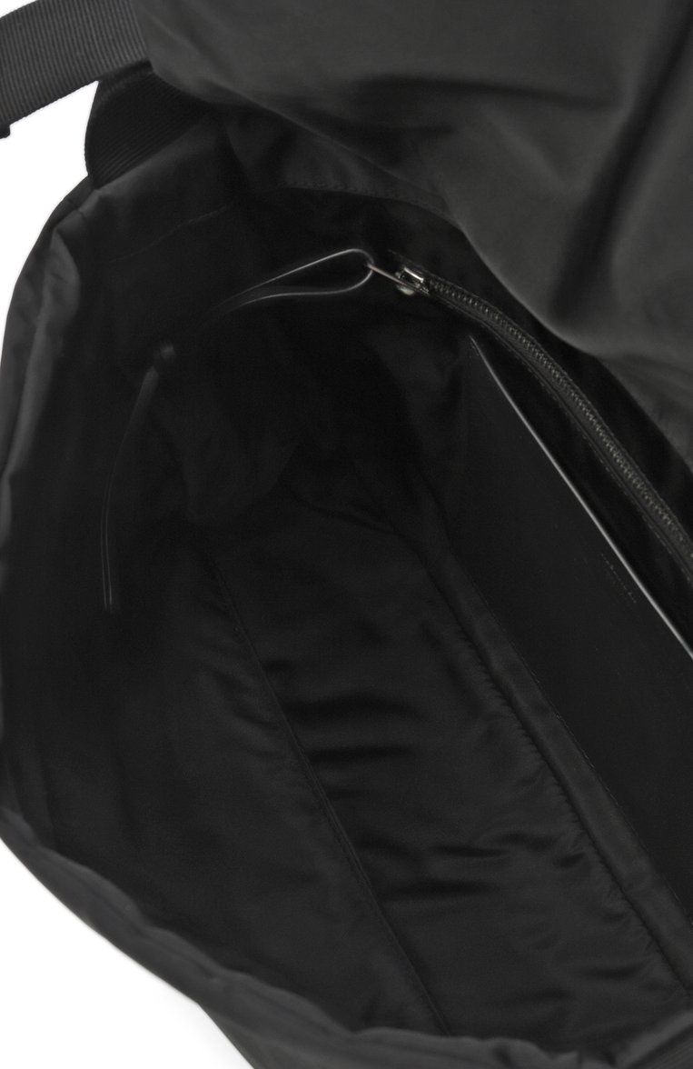 Мужская сумка soft messenger large JIL SANDER черного цвета, арт. J26WG0059-P7311 | Фото 5 (Ремень/цепочка: На ремешке; Материал: Текстиль; Автоматизация ТО: Проставлено; Размер: large; Автоматизация состава: Проставлено)